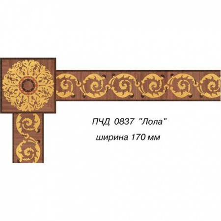 Da Vinci паркетный бордюр 26-085